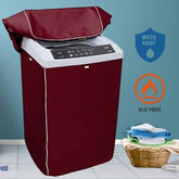 Washing Machine Cover-Top Loader-Maroon